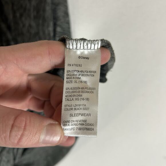 Nightmare Before Christmas Shirt Girls XL Gray Stonewashed Jack Skellington Tee - Picture 4 of 9